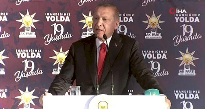 Cumhurbaşkanı Erdoğan: 'Kıta sahanlığımızda haydutluğa asla boğun eğmeyeceğiz'