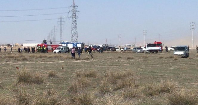 Konya'da askeri gösteri uçağı düştü... 1 pilot şehit